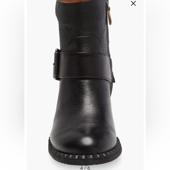 Gentle Souls by Kenneth Cole Women’s Black Benton Slit Moto Bootie - Picture 5 of 7